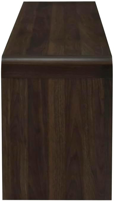New Classic Furniture Mara Wood TV Console for TVs up to 82", Walnut