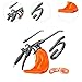 Moyeetings Industrial Vacuum Cleaner with Detachable Bag And Air Blower Function, with Coiled Hose