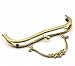 Rockin Beads Brand, 1 Metal Frames Snap Clasp Arch Pattern for Large Style Purse Antiqued Brass 8 Inches By 6 Inches