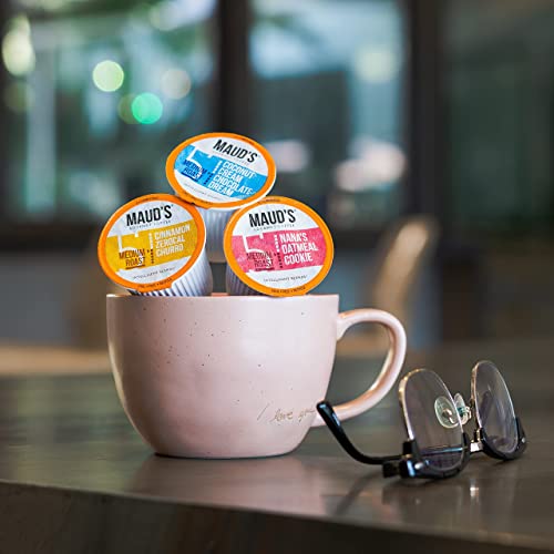 Mauds Super Flavored Coffee Variety Pack 80ct Single Serve Pods with