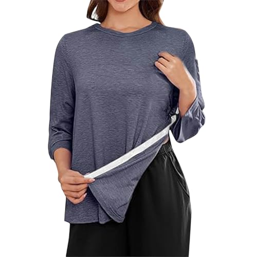 T-shirt manches longues femme actif pour le quotidien et les soins