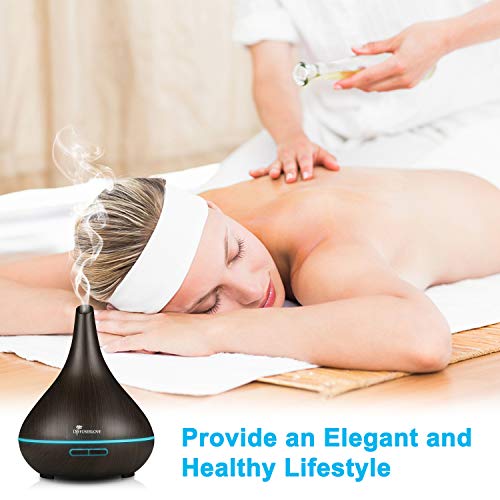 Diffuserlove-500ML-Essential-Oil-Diffuser-Ultrasonic-Aromatherapy-Fragrant-Oil-Vaporizer-Humidifier-with-Adjustable-Mist-Mode-7-color-LED-4-timers-Waterless-Auto-off-for-Office-Home-Bedroom
