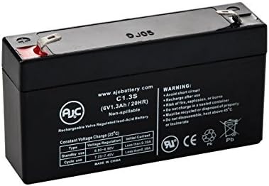 AJC Leoch DJW6-1.2 6V 1.3Ah Sealed Lead Acid Battery - This is an Brand Replacement