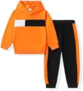 KIDLAGA Toddler Boy Clothes Long Sleeve Hoodie Sweatsuits Tops and Pants Boys Fall Winter Color B...