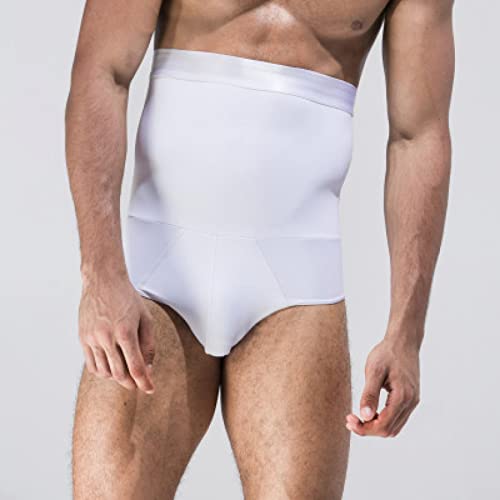 Pantalones cortos de control para aplanar el vientre de hombres 7