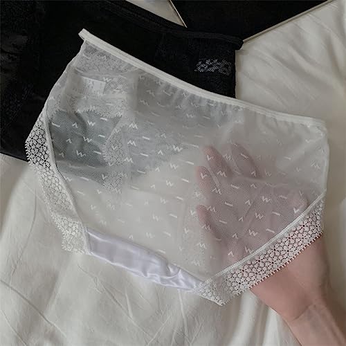 Lace Panties Female Sense Hollow Mesh Girls Low Waist Cotton Crotch Female Underwear3