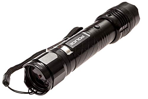 Police Stun Gun 1158 - Aluminum Series 59 Billion Rechargeable With Led Tactical Flashlight #TOP3