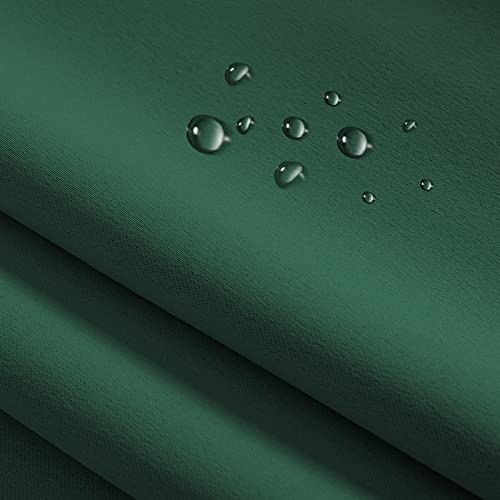 SXJC Cortinas externas à prova d'água com ilhós, cortina de jardim cortina externa de proteção UV,