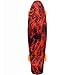 Skateboard Adults Mini Cruiser Complete Kids Skateboards Youth Board for Boy Girl Beginners Children Toddler Teenagers 22 inch (Red Flame)