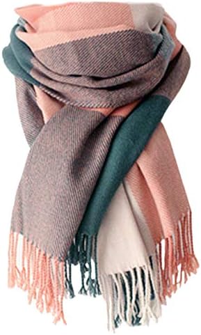 YSense Winter Scarf for Women Long Plaid
