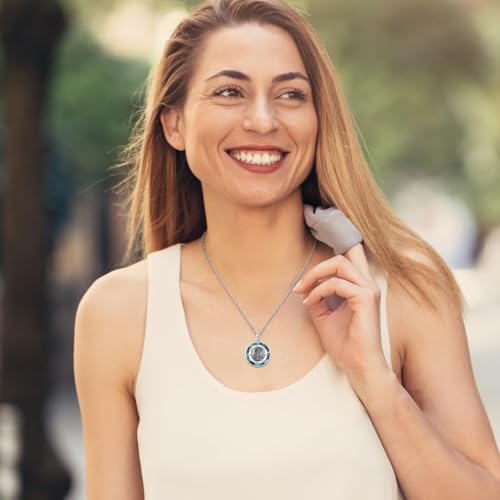 Patron Saint Medal Necklace 925 Sterling Silver Religious Protection Pendant Necklace Catholic Jewelry Gift for Men Women4