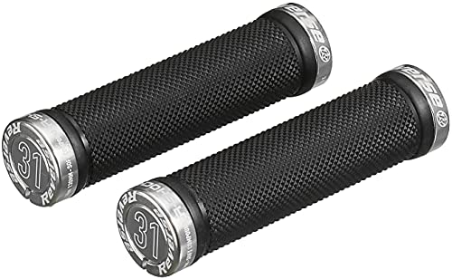 Reverse Grip R-Shock Soft Compound Fahrrad Schraubgriffe schwarz/poliert: Größe: 31mm