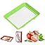 Plateau De Conservation Alimentaire Réutilisable – Hermétique Et Empilable – Garde Tes Aliments Frais Plus Longtemps (2 Pièces – Vert)