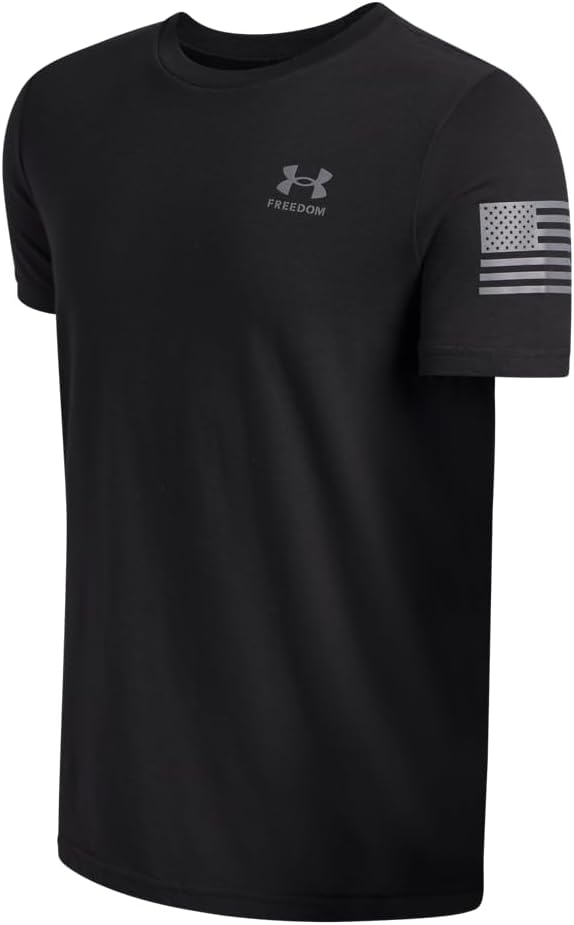 Under Armour Boys Freedom Flag Short Sleeve T Shirt - Image 3