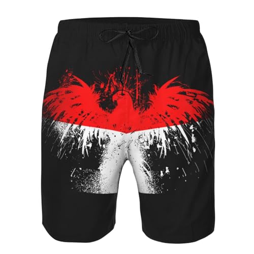 Men's Swim Trunks Beach Shorts Drawstring Lightweight Gym Running Shorts Gym Casual Loose Summer Shorts with Pocket4