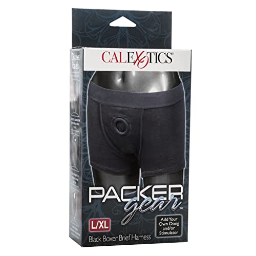 California Exotic Novelties Packer Gear Black Boxer Brief Harness Large/X-Large, Black #TOP4