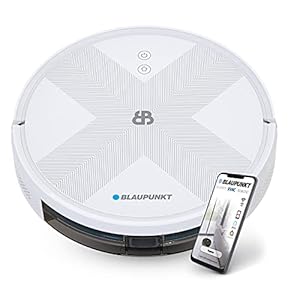 Blaupunkt Bluebot XVAC Saugroboter – Robotersauger mit Gyro Navigation – Roboterstaubsauger mit Automatische Aufladung…
