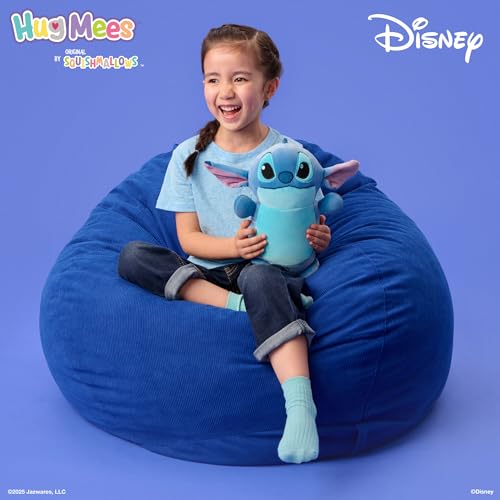 squishmallows disney original 10-inch stitch hugmees - medium-sized ultrasoft official jazwares plush