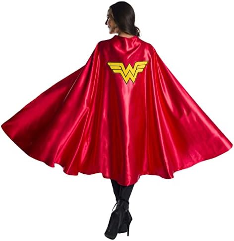 Rubie's womens Dc Comics Deluxe Wonder Woman Cape Costume Accessory, As Shown, One Size US