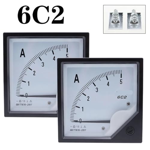 Ampèremètre analogique 6C2 CC appareil de mesure à aiguille pour armoire d'énergie - 2