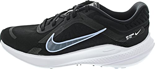 Nike Herren Quest 5 Sneaker, Black/Cobalt Bliss-White, 45 EU