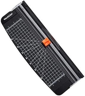 WORKLION Small Paper Trimmer, Portable Paper Cutter for Label, Origami, Card, Photo, Coupon, Scrapbook, Cardstock, Laminated Paper, and Craft Project