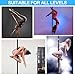Professional Rotating Dancing Pole, Removable 45mm Rotating & Static Dancing Pole, Dancing Pole, 7.33-9ft Height Adjustable Fitness Pole, Fitness Gym Equipment for Home Fitness, Exercise, Bar, Gym