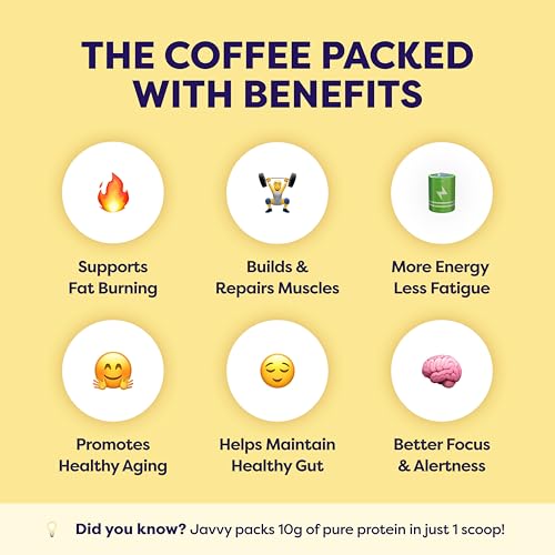 Image of Javvy Protein Iced Coffee - Premium Whey Protein & Iced Coffees, 100% Natural Cold Brew, Zero Artificial Flavors & Sweeteners, 80mg Caffeine, No Added Sugar, 20 Servings, Banana Bread, 1 Pack