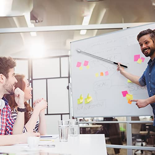 2 Pcs Teleskop Lehrer Zeiger, ausziehbare Hand Zeiger Finger Zeigestock, Mini einziehbar Klassenzimmer Zeiger für Grundschule Kindergarten Lehrer (Schwarz)