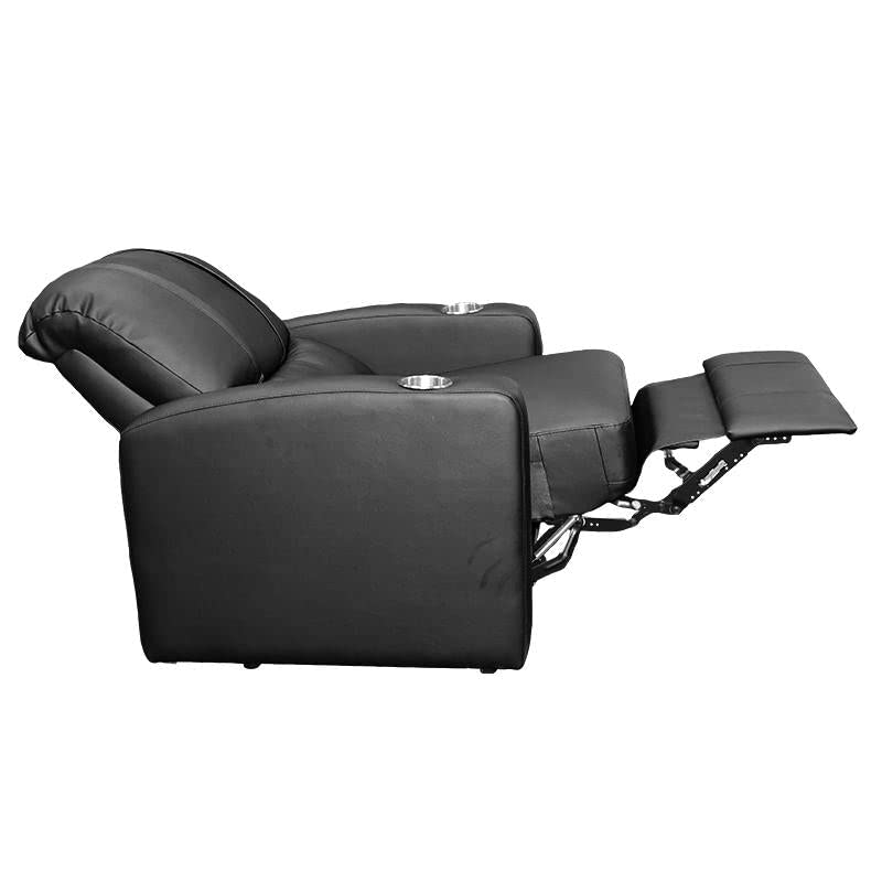 Dreamseat Black Stealth Manual Recliner with Embroidered Milwaukee Bucks 2021 Champions Logo