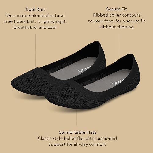 Allbirds Women’s Tree Breezer, Knit Ballet Flats, Slip-On Everyday Round Toe Shoes, Machine Washable Made with Natural Materials4