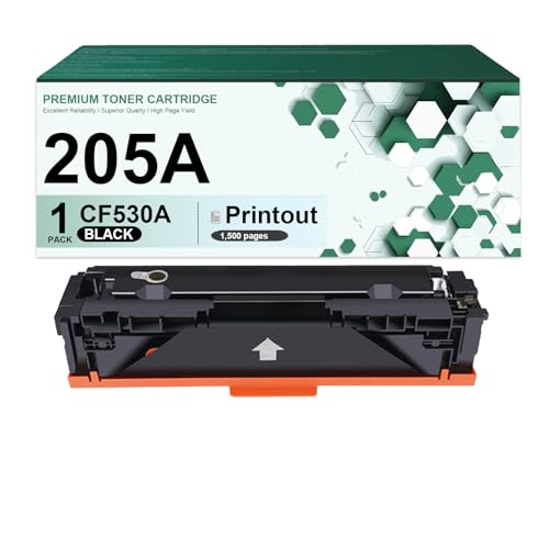 Image of Compatible for HP 205A Toner Cartridges Replacement for CF530A Black Cartridges Fit for HP Color LaserJet Pro M154a M154nw MFP M180 M180n M180nw Printers