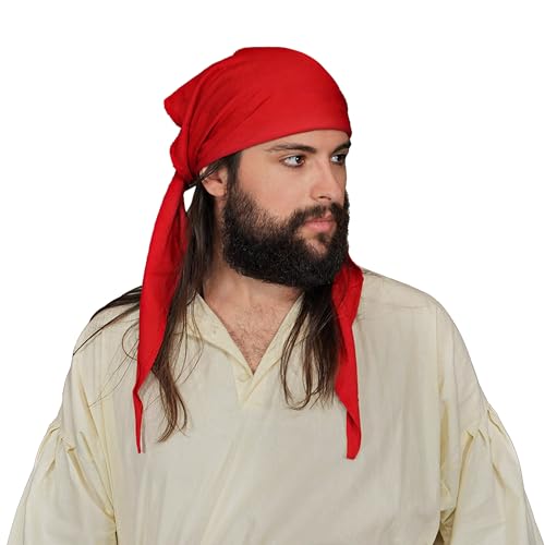 Banda pirata y bandana medieval House of Warfare accesorio de disfraz renacentista