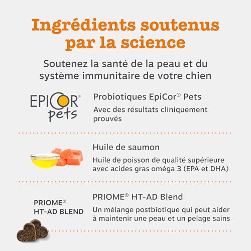 Zesty Paws Bouchées Aller-Immune Chien, Riches en Saumon | 90 Bouchées – vue 4