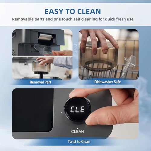 Image of Shaved Ice Machine and Snow Cone Maker, 60 Second Quick Start Slushie Machine for Home, No Ice or Pre Freezing, 15 Texture Levels, Quiet Self Cleaning Frozen Drink Maker
