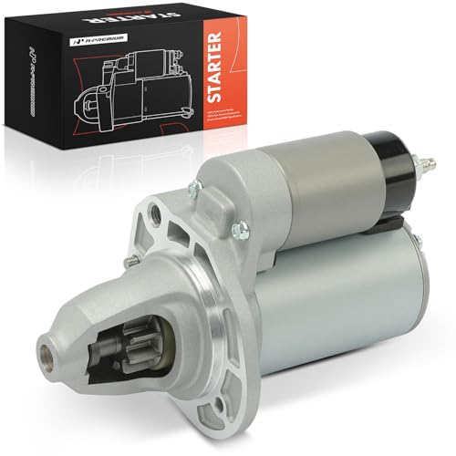 A-Premium Starter Motor Compatible with Chrysler 300 & Dodge Challenger Charger 11-16, Durango 11-15 & Jeep Grand Cherokee 13-15 & Ram 1500 13-14, 3.6L, 12V 1.3KW 9-Teeth Clockwise, Replace# 4801852AB by A-Premium - Used condition - US$84.14