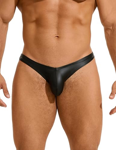 Ropa interior de tanga para hombre con bolsa abultada de ajuste cómodo 6