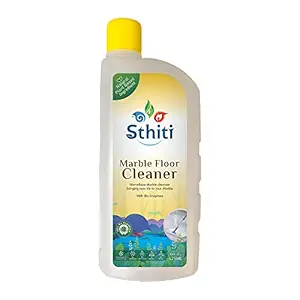 Sthiti Marble Floor Cleaner - Natural Disinfectant|Plant based ingredients|Bio-Enzymes Enriched|Allergen-free|Non-Toxic (425ml, Pack of 1)