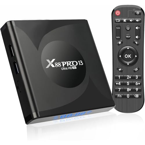 GREVA 8K Android TV Box 13.0 2GB RAM 16GB ROM Smart TV Box RK3528 Chipset Support 2.4G/5.0G WiFi 6 HDR10 BT5.0 USB3.0 Ethernet LAN 3D 1080P 2K 4K+ Utral HD Streaming Media Player