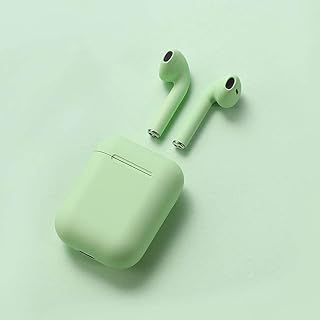 InPods Wireless Earbuds Bluetooth V5.0 Headphones with Magnetic Charging Case (Green)