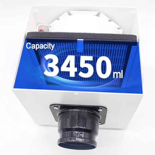 Aspiradora colectora de polvo de 120 W, velocidad ajustable, filtro extraíble, tubo telescópico para moler, pulir, trabajar la madera y tallar