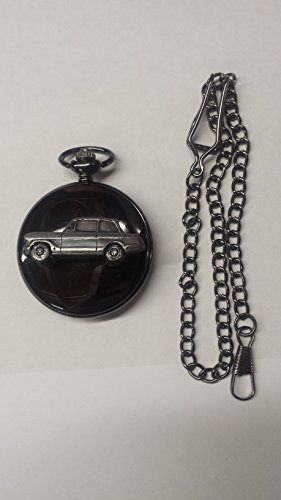Montre de gousset avec emblème Triumph Vitesse Mk2 en étain de Sheffield