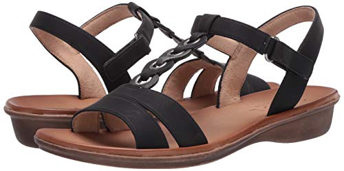Soul Naturalizer Womens Shelly Black Flat Sandal 9.5 M #TOP6