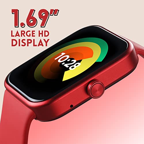 Image of Fastrack Reflex VOX, Alexa Built-in Smart Watch, 1.69 inch HD Bright Display, Premium Metallic Finish, 10 Days Battery, 5ATM, 24 * 7 HRM, Stress & SpO2 Monitor, 100+ Cloud Watch Faces, Multi-Sport Mode
