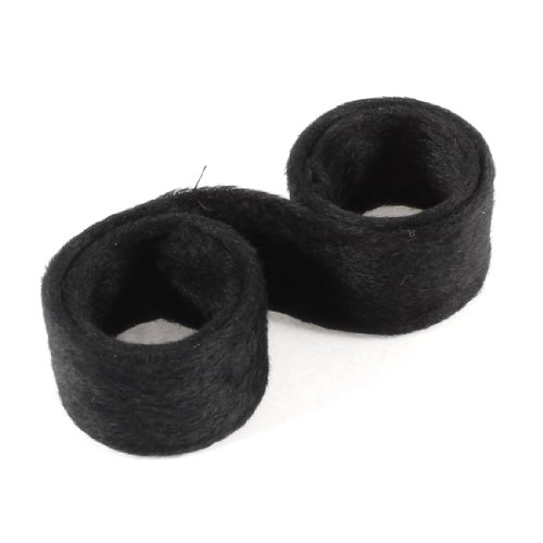 uxcell Lady Flannel Covered Cover Hair Bun Maker Clip Curler Roller Tool 50cm Long