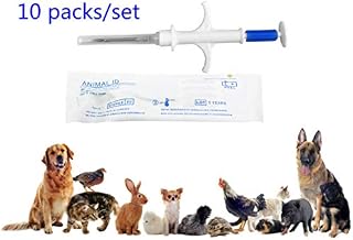 ECARE 10 Packs 2.12x12mm Dog Cat Pet ID Microchip from USA FDX-B ISO