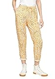 Seitliche Eingriffstaschen s.Oliver Damen 120.10.105.18.180.2101128 Hose, Bright Yellow AOP, 34