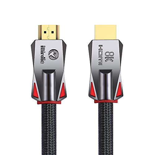 iBirdie 8K Fiber Optic HDMI Cable 150 Feet 46 Meter, Active Unidirectional Cord 8K 60hz, 4K 120hz, 4K 144hz, HDCP 2.3 2.1, Compatible for Apple-TV PS5 4070 4080 by iBirdie - Used condition - US$67.07