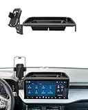 PZK Car Phone Mount for 2025 2026 Maverick/Hybrid(XL/XLT/Lobo/Lariat/Tremor) Accessories Auto Lock Dashboard Storage Box Behind 13.2-Inch Screen Car Phone Holder with 360° Rotating Extension Rod
