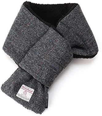 Amazon ベース ステーション ストール マフラー Harris Tweed ハリス ツィード 差し込み ボアマフラー メンズ グレー 012 99 ストール マフラー 通販